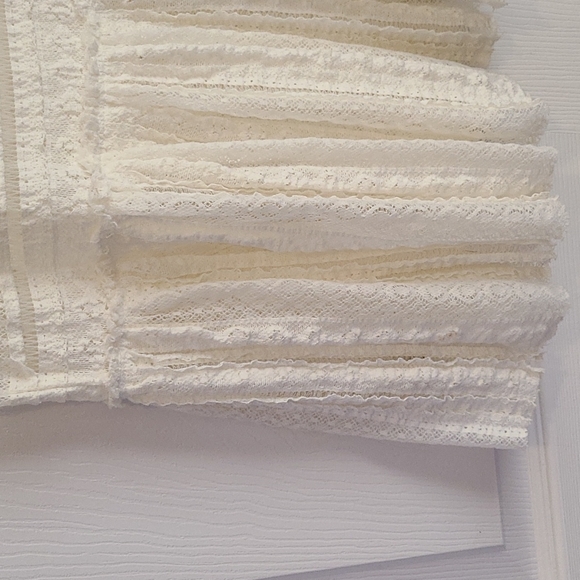 Intimately Free People Pucker Up Peplum Boho Lace Tank. Small - Picture 6 of 6